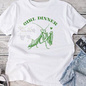 Girl Dinner Graphic Tee Shirt